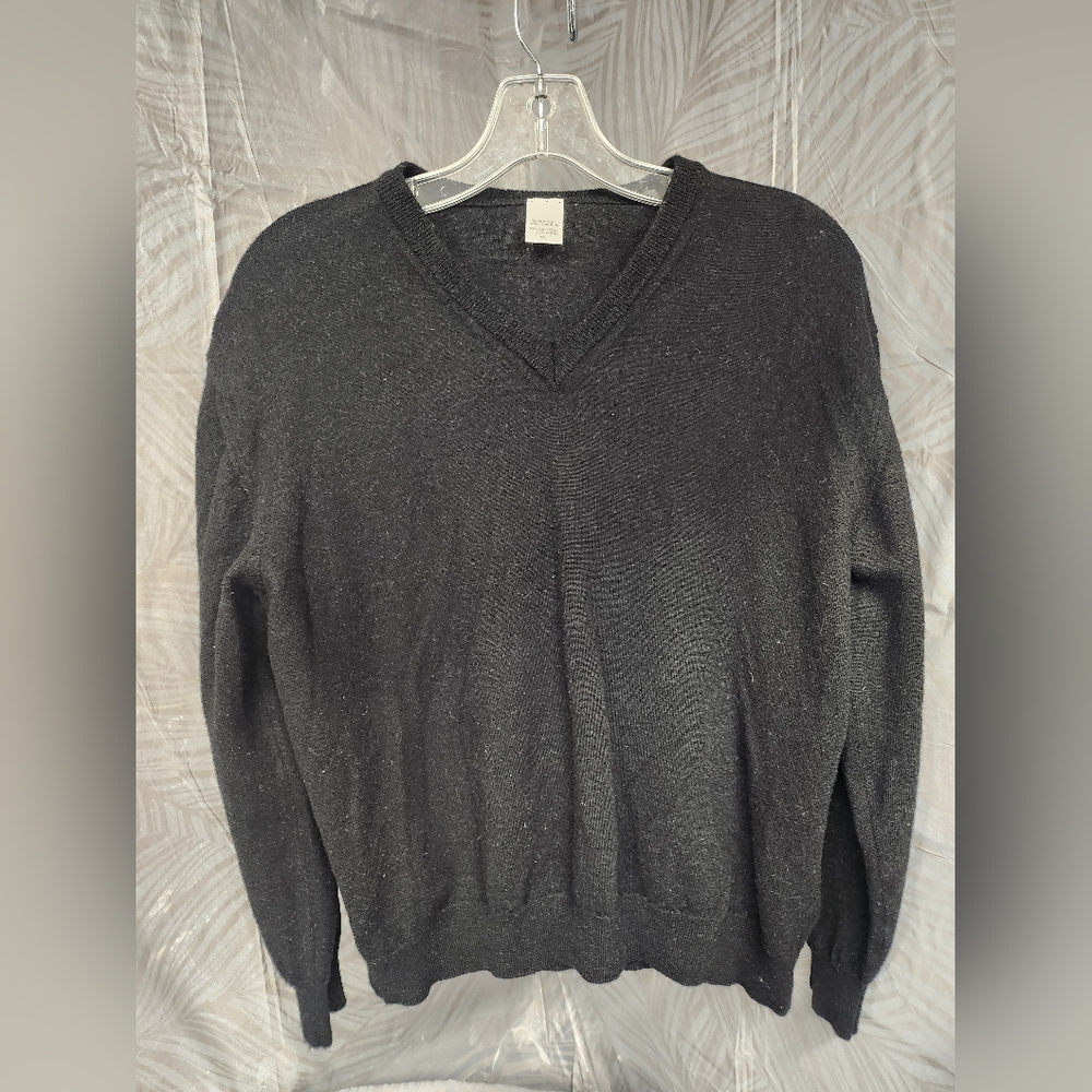 Woolmark - Black Wool Sweater - Size XXL